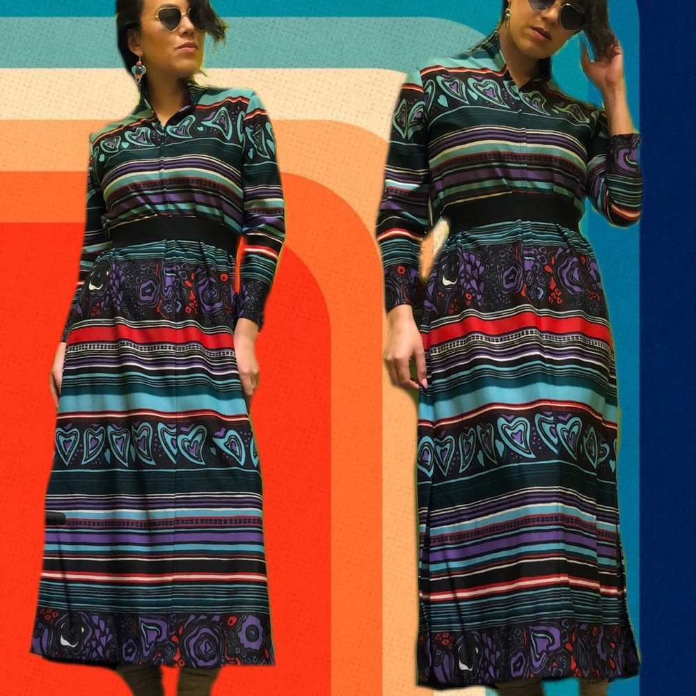 1960/1970 Half Zip Caftan/Kaftan